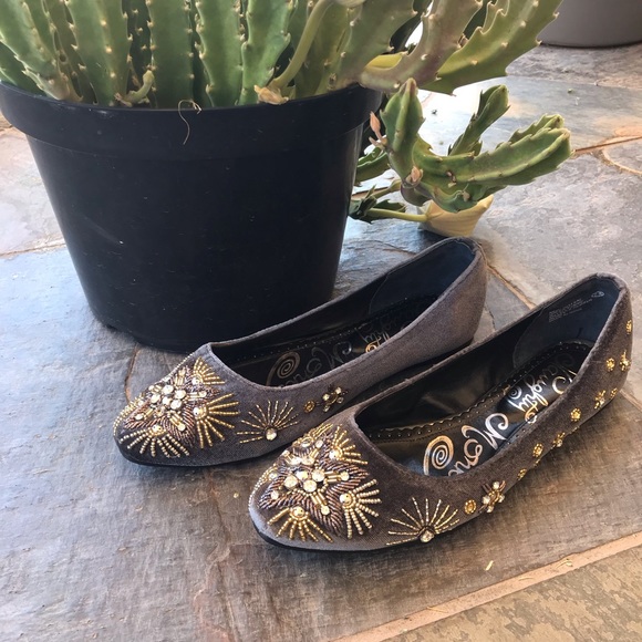 naughty monkey Shoes - 🌵Naughty Monkey beaded ballet flats